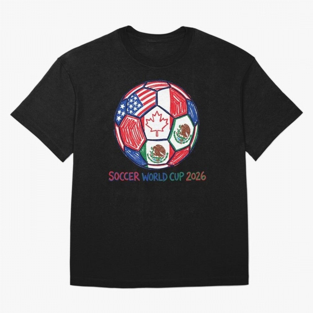 soccer world cup 2026 Classic T-Shirt Show Love for Legendary Goals in the FIFA World Cup 2026 Group Stage Journey through Messi, CR7 and Mbappe Highlights, Argentina and Brazil Pride, Worldwide Fan Energy, Dramatic Goals, Stadium Lights and