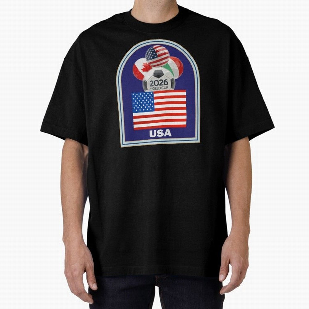 USA 2026 Soccer T-shirt Classic T-Shirt Bring International Match Energy to Match Day Hype around FIFA World Cup 2026 USA Canada Mexico, CR7 and Messi, Netherlands, Stadium Memories, Football Loyalty, International Chants and Championship