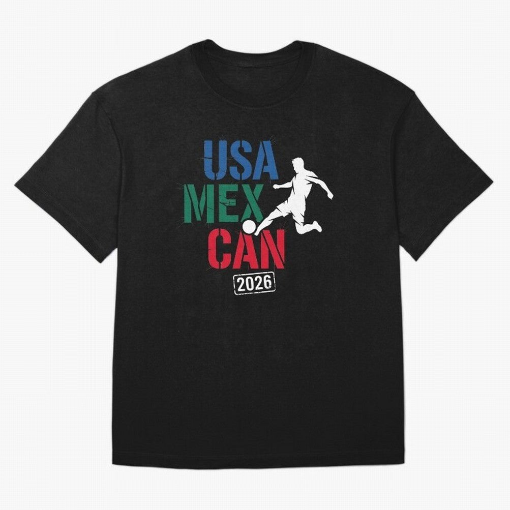 2026 Soccer Player USA Canada Mexico 26 Dark Classic T-Shirt Bring Trophy Dreams to FIFA World Cup 2026 Spirit, Driven by Portugal, Messi, Neymar and Mbappe, Goal Celebration Energy, Supporter Heritage, Football Icons and Worldwide Tournament Joy;