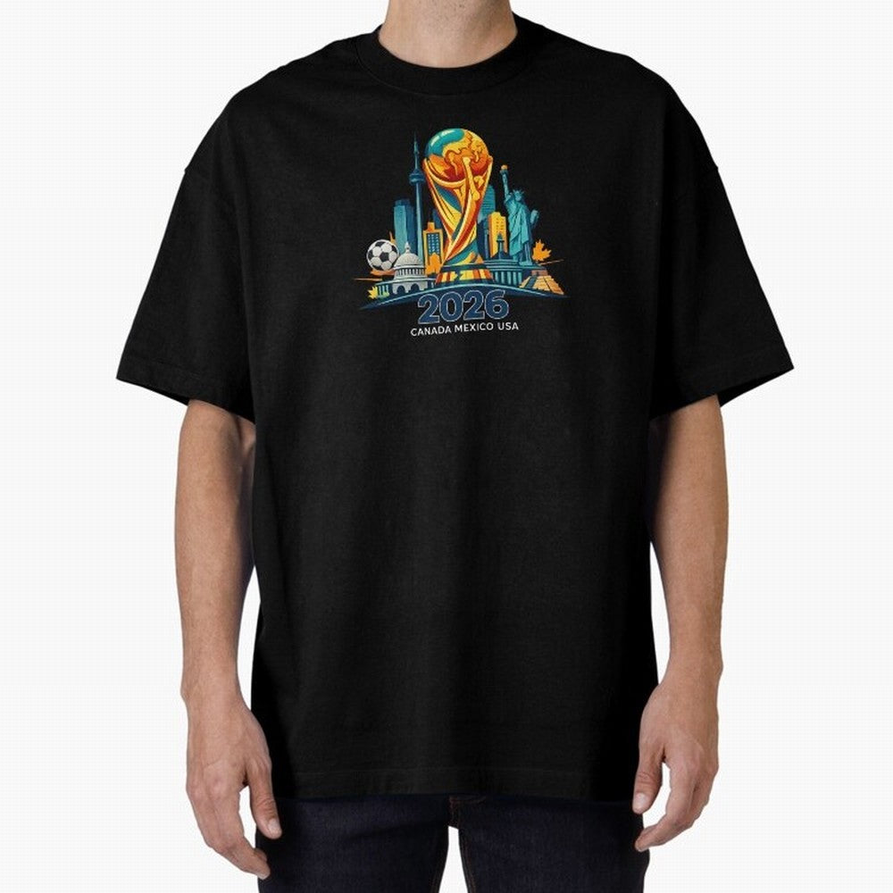 World Football Spirit 2026 - Global Football Championship - USA Canada Mexico Soccer Fan Classic T-Shirt Make the Season About the FIFA World Cup 2026 Journey through Neymar, Haaland and Cristiano Ronaldo Highlights, France and Portugal Pride,