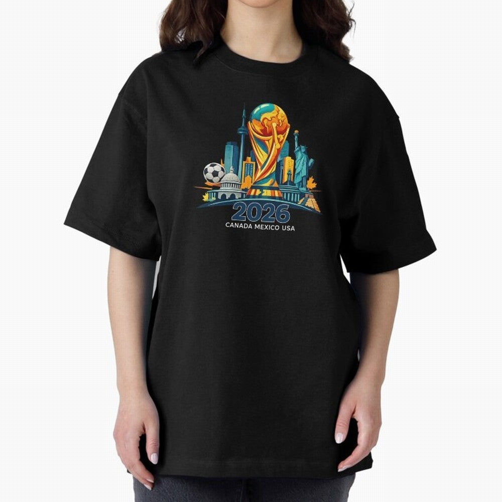 World Football Spirit 2026 - Global Football Championship - USA Canada Mexico Soccer Fan Classic T-Shirt Make the Season About the FIFA World Cup 2026 Journey through Neymar, Haaland and Cristiano Ronaldo Highlights, France and Portugal Pride,