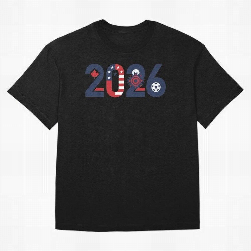 North America Soccer 2026 - Three Nations Fan Art Classic T-Shirt Bring Home the FIFA World Cup 2026 Journey through Mbappe and Neymar Highlights, Argentina, France and Brazil Pride, Stadium Chants, National Pride, Trophy Dreams and Unforgettable