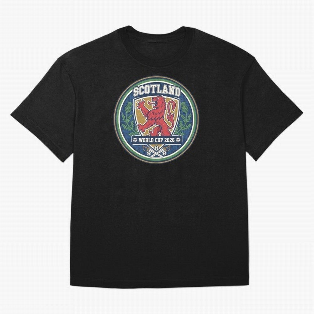 Tartan Army Football Fan - Gift for Soccer Lover Classic T-Shirt Turn Up for the FIFA World Cup 2026 Group Stage Journey through Messi and Cristiano Ronaldo Highlights, Spain Pride, Champion Mindset, Group Stage Buzz, Knockout Tension and