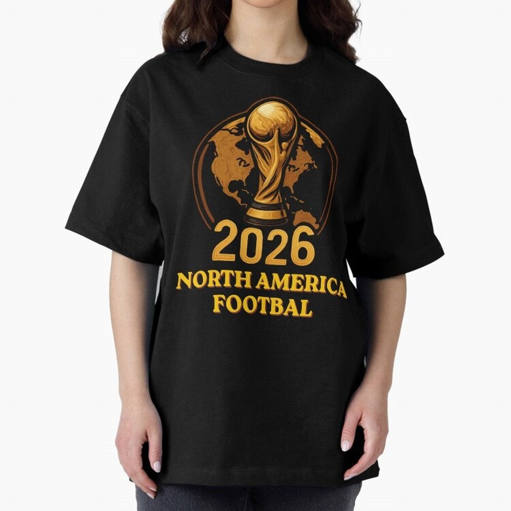 Soccer 2026 North America Football Fan Gift Shirt Classic T-Shirt Bring Champion Energy into Global Football Passion for FIFA World Cup 2026 USA Canada Mexico, Capturing Neymar, Portugal, Football History, Final Match Energy, Crowd Noise and Once