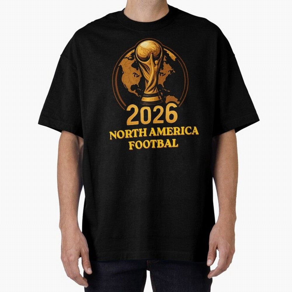 Soccer 2026 North America Football Fan Gift Shirt Classic T-Shirt Bring Champion Energy into Global Football Passion for FIFA World Cup 2026 USA Canada Mexico, Capturing Neymar, Portugal, Football History, Final Match Energy, Crowd Noise and Once