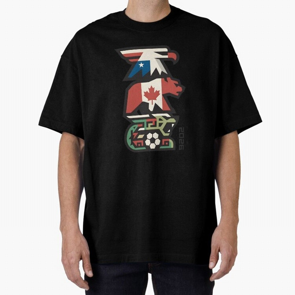 USA Canada Mexico World Cup 2026 Host Nations Classic T-Shirt Create FIFA World Cup 2026 Group Stage Spirit, Inspired by Portugal, Spain and Germany, Mbappe and Neymar, Sports Nostalgia, International Competition, Famous Players and Unforgettable