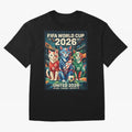 The Cats Football World Cup Classic T-Shirt Celebrate Global Passion for FIFA World Cup 2026 Group Stage Built around Haaland and Mbappe, Brazil Energy, Football Festival Excitement, Trophy Ambitions, Country Rivalries and Star Player Buzz; Perfect