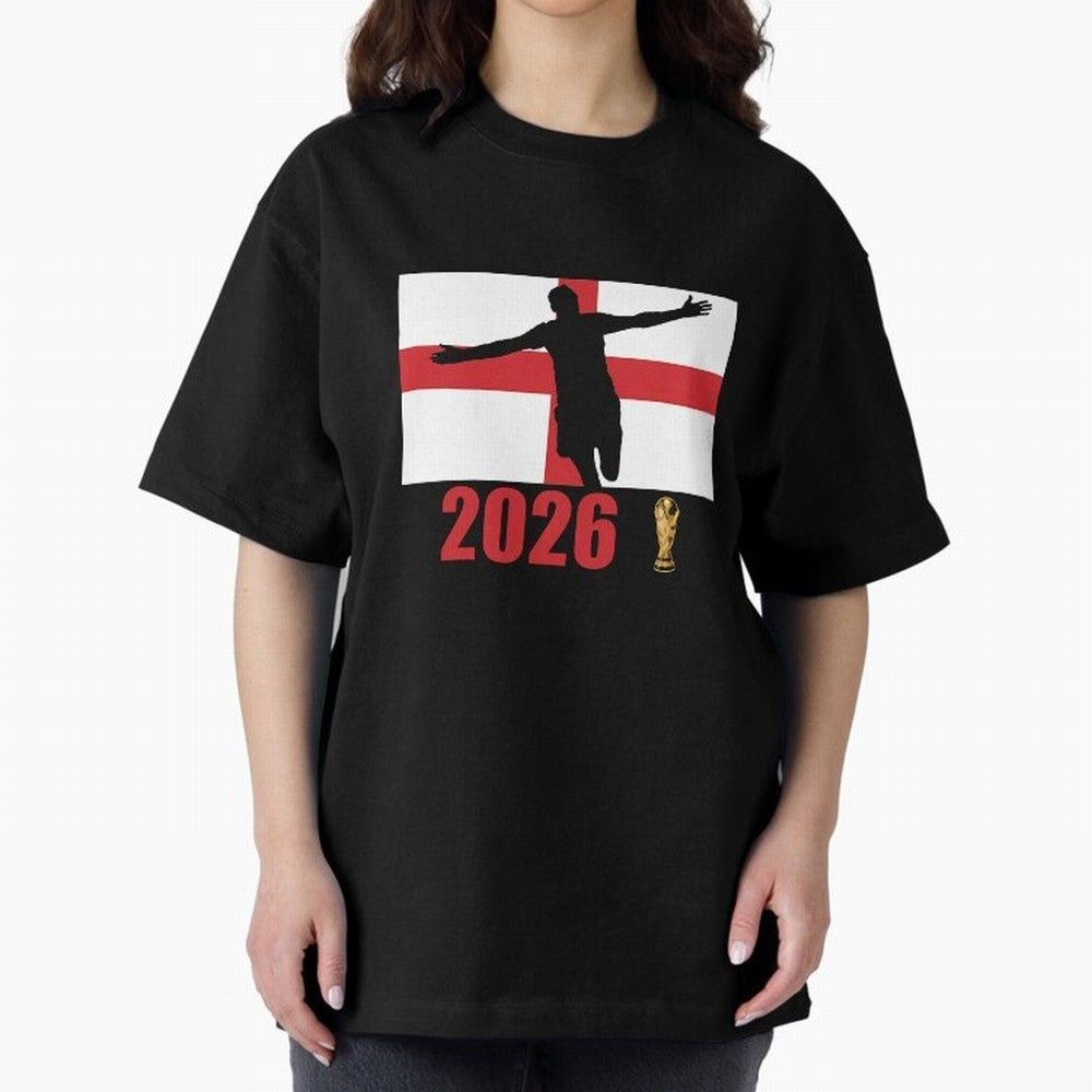 England World Cup 2026 T-Shirt_84815873 Classic T-Shirt Show Your Love for Global Football Passion for FIFA World Cup 2026 Group Stage, Driven by Messi, France, Football Festival Excitement, Trophy Ambitions, Country Rivalries and Star Player Buzz;