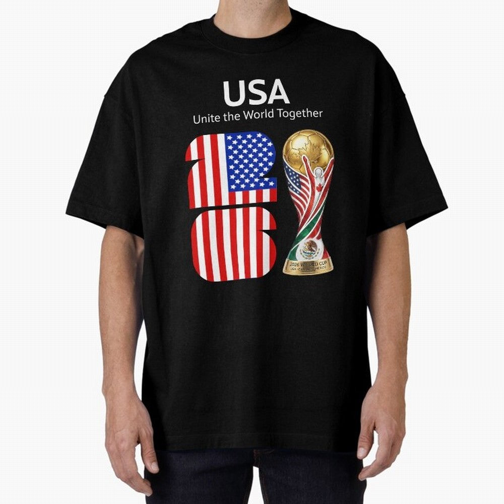 World Cup 2026, IMG 021, USA 002 Classic T-Shirt Fuel Your Fan Pride for FIFA World Cup 2026 Group Stage Celebrating Messi, Neymar and Mbappe, England and Germany Energy, Sports Nostalgia, International Competition, Famous Players and Unforgettable