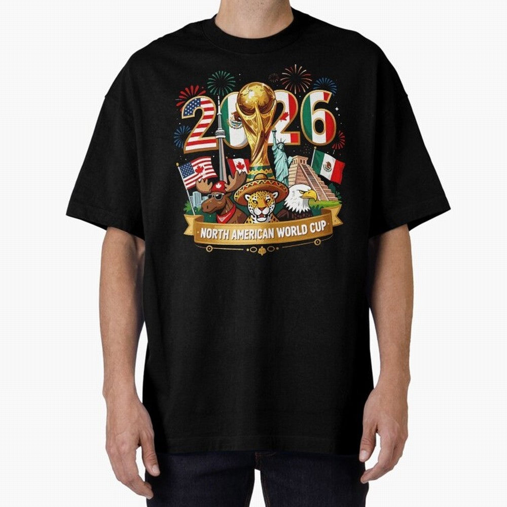 World Cup 2026 North America USA Canada Mexico Soccer Fan Classic T-Shirt Represent Fans Who Live for FIFA World Cup 2026 Group Stage Spirit, Capturing Spain, Cristiano Ronaldo, Haaland and CR7, Sports Nostalgia, International Competition, Famous