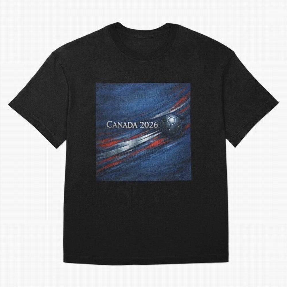 Canada 2026 Soccer Inspired Design Classic T-Shirt Celebrate the Magic of Global Football Passion for FIFA World Cup 2026 USA Canada Mexico, Centered on Mbappe and Neymar, England, France and Netherlands, Global Supporter Spirit, Legendary Goals,