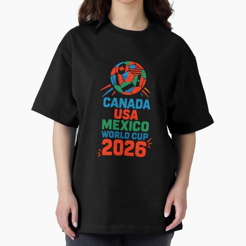 World Cup 2026 USA Canada Mexico ¡ª Retro Soccer Tournament Illustration Classic T-Shirt Join the Countdown to FIFA World Cup 2026 for Fans of Haaland and Mbappe and Spain and Netherlands, Bringing Champion Mindset, Group Stage Buzz, Knockout