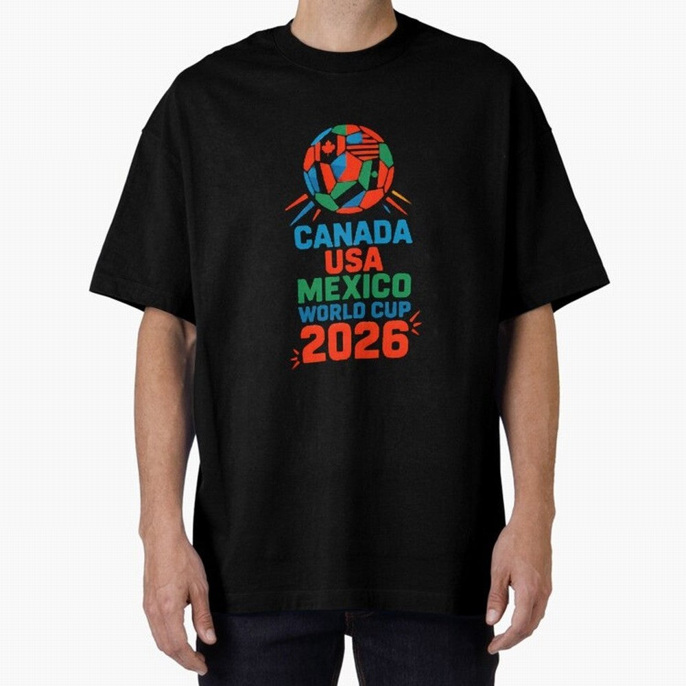World Cup 2026 USA Canada Mexico ¡ª Retro Soccer Tournament Illustration Classic T-Shirt Join the Countdown to FIFA World Cup 2026 for Fans of Haaland and Mbappe and Spain and Netherlands, Bringing Champion Mindset, Group Stage Buzz, Knockout