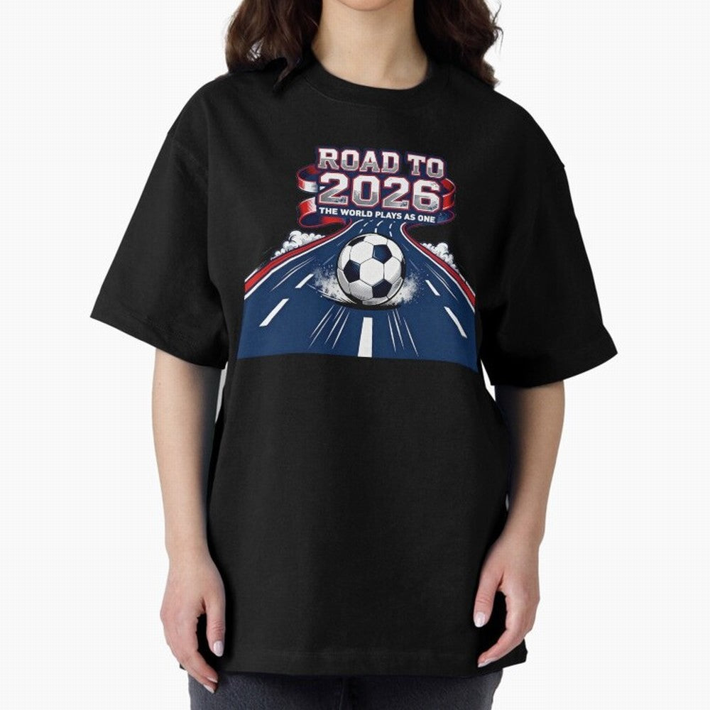 Road to 2026 ¨C The World Plays as One Classic T-Shirt Celebrate Classic Football Spirit in the FIFA World Cup 2026 USA Canada Mexico Journey through Cristiano Ronaldo Highlights, France and Portugal Pride, Game Day Rituals, Football Legends,