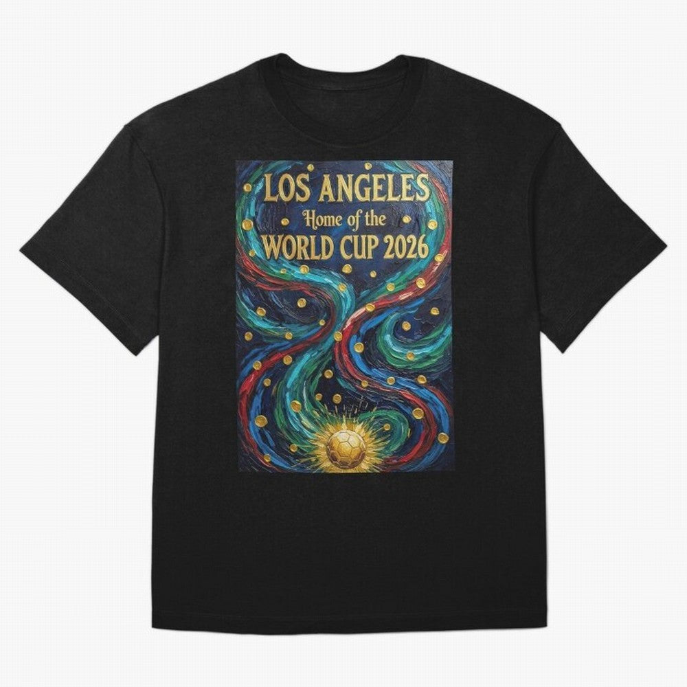 Los Angeles Home of the World Cup 2026 Soccer Fan ¡ª Moody Jewel Art Print Classic T-Shirt Celebrate Supporters United by Global Football Passion for FIFA World Cup 2026 USA Canada Mexico, Filled with Cristiano Ronaldo, Haaland and CR7, England,