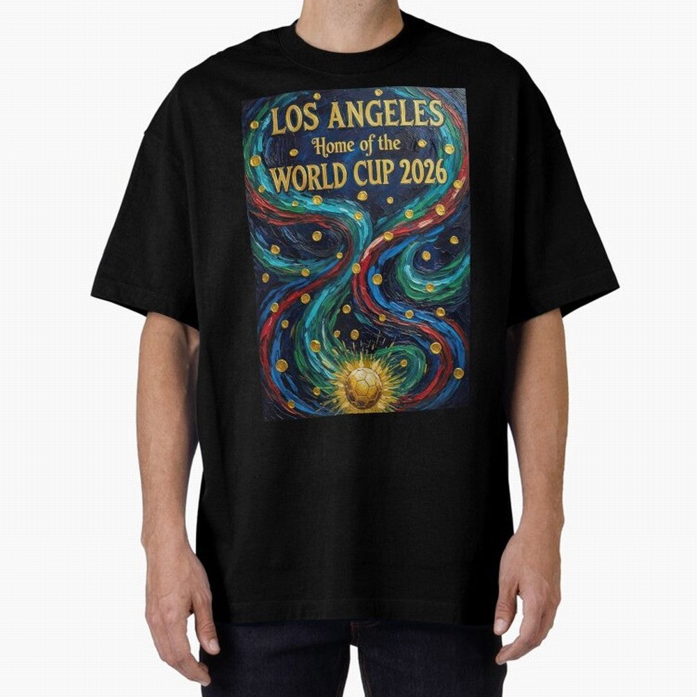 Los Angeles Home of the World Cup 2026 Soccer Fan ¡ª Moody Jewel Art Print Classic T-Shirt Celebrate Supporters United by Global Football Passion for FIFA World Cup 2026 USA Canada Mexico, Filled with Cristiano Ronaldo, Haaland and CR7, England,
