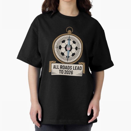 All Roads Lead to 2026 USA Soccer Compass World Cup Classic T-Shirt Show Support during the FIFA World Cup 2026 USA Canada Mexico Journey through Haaland Highlights, England, France and Netherlands Pride, Match Day Excitement, Supporter Culture,