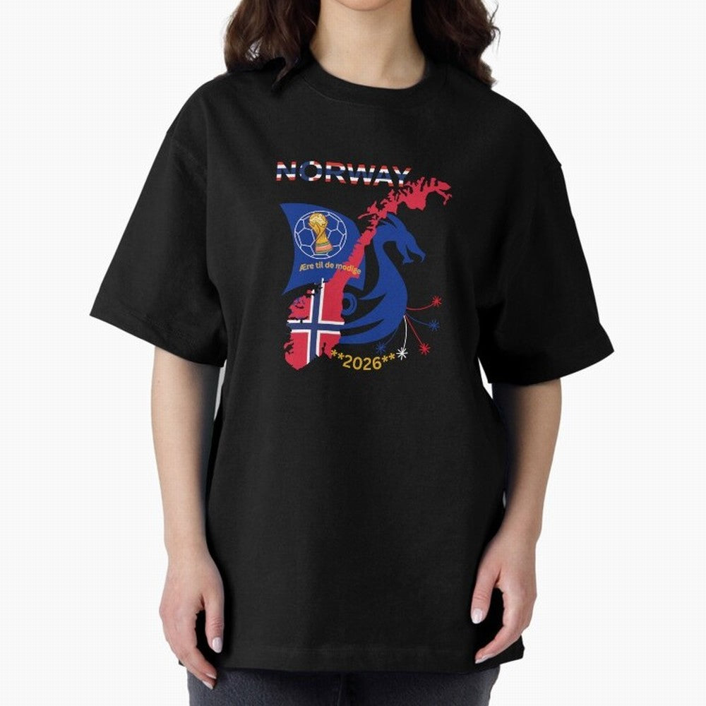 Norway 2026 Classic T-Shirt Feel the Roar of FIFA World Cup 2026 Group Stage for Fans of Neymar, Haaland and Cristiano Ronaldo and Brazil, Portugal and Argentina, Bringing Football Festival Excitement, Trophy Ambitions, Country Rivalries and Star