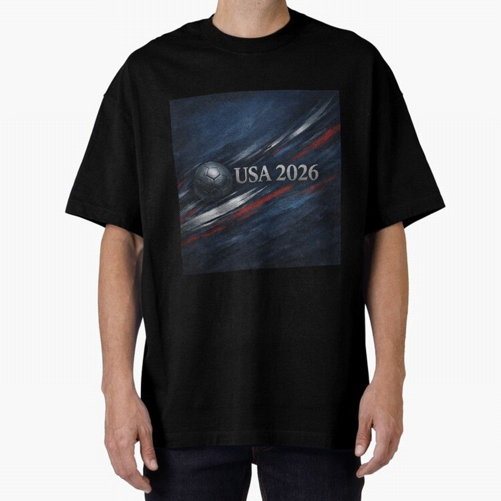 USA 2026 Soccer Emblem Inspired Classic T-Shirt Treasure FIFA World Cup 2026 USA Canada Mexico Made for Haaland, Argentina, France and Brazil Energy, Football History, Final Match Energy, Crowd Noise and Once in a Lifetime Moments; Ideal for