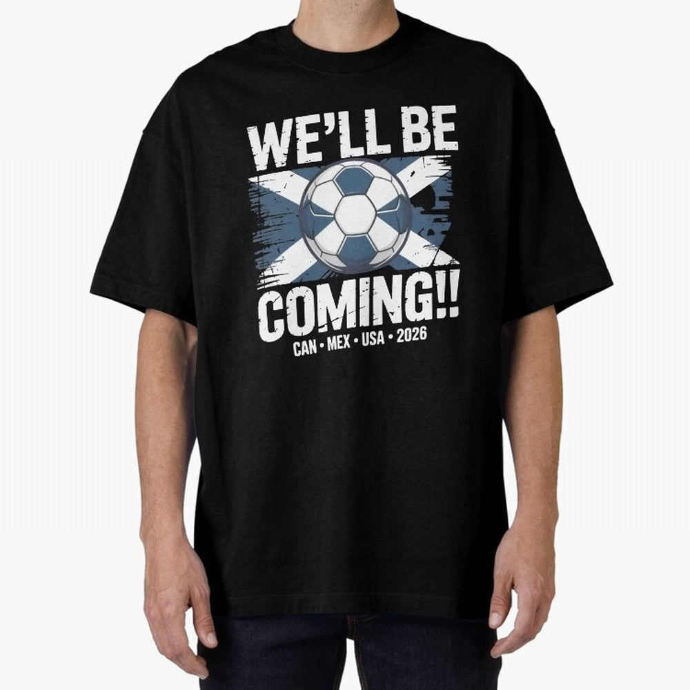 Scotland 2026 Football Qualification National Pride Classic T-Shirt Celebrate FIFA World Cup 2026 USA Canada Mexico for Fans of Messi and Cristiano Ronaldo and Argentina and Brazil, Bringing Football Passion, Legendary Performances, Festival Vibes