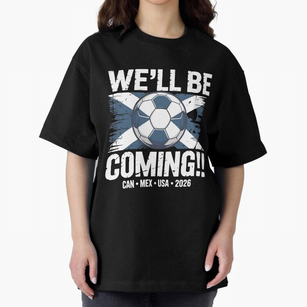 Scotland 2026 Football Qualification National Pride Classic T-Shirt Celebrate FIFA World Cup 2026 USA Canada Mexico for Fans of Messi and Cristiano Ronaldo and Argentina and Brazil, Bringing Football Passion, Legendary Performances, Festival Vibes