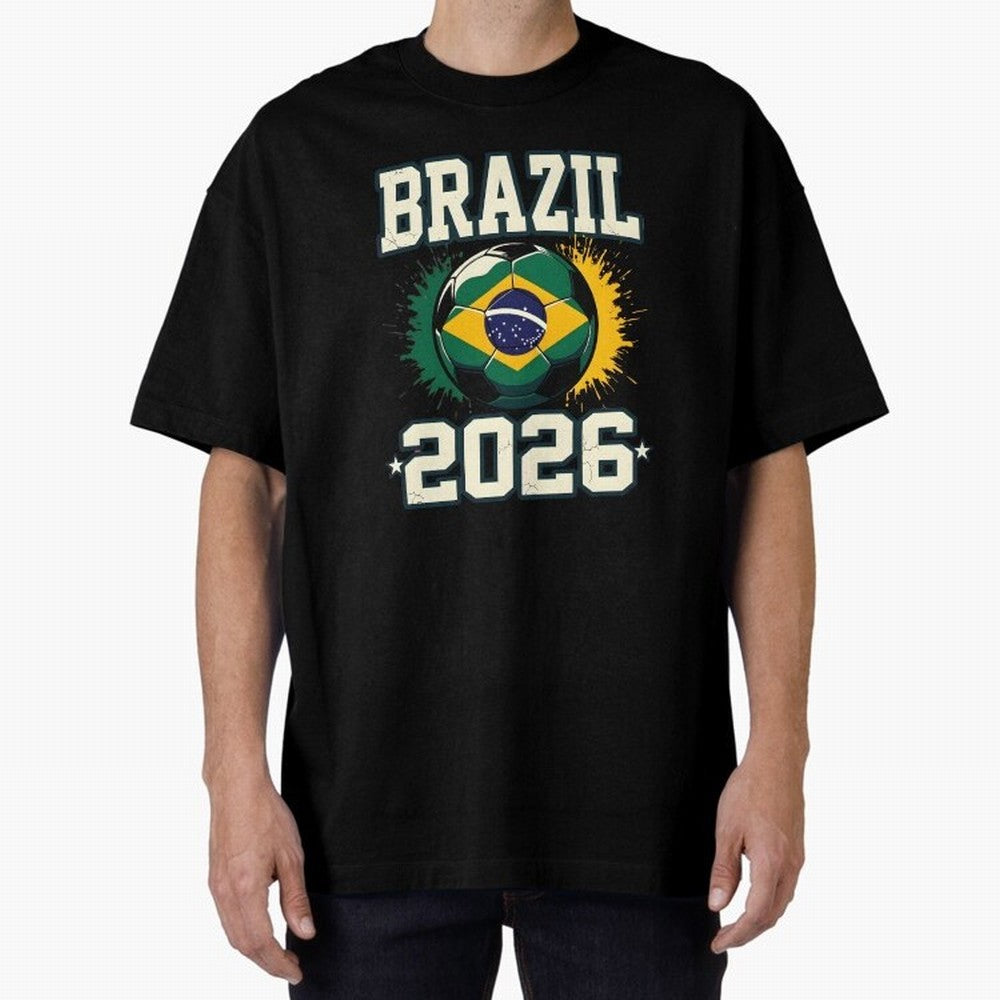Brazil Soccer Football 2026 Classic T-Shirt Represent Football Lovers during Match Day Hype around FIFA World Cup 2026 USA Canada Mexico, Neymar, Brazil, Football Passion, Legendary Performances, Festival Vibes and Supporter Community; Perfect for