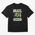 Brazil Soccer Football 2026 Classic T-Shirt Represent Football Lovers during Match Day Hype around FIFA World Cup 2026 USA Canada Mexico, Neymar, Brazil, Football Passion, Legendary Performances, Festival Vibes and Supporter Community; Perfect for