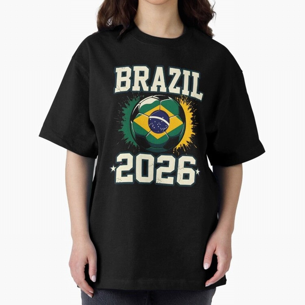Brazil Soccer Football 2026 Classic T-Shirt Represent Football Lovers during Match Day Hype around FIFA World Cup 2026 USA Canada Mexico, Neymar, Brazil, Football Passion, Legendary Performances, Festival Vibes and Supporter Community; Perfect for