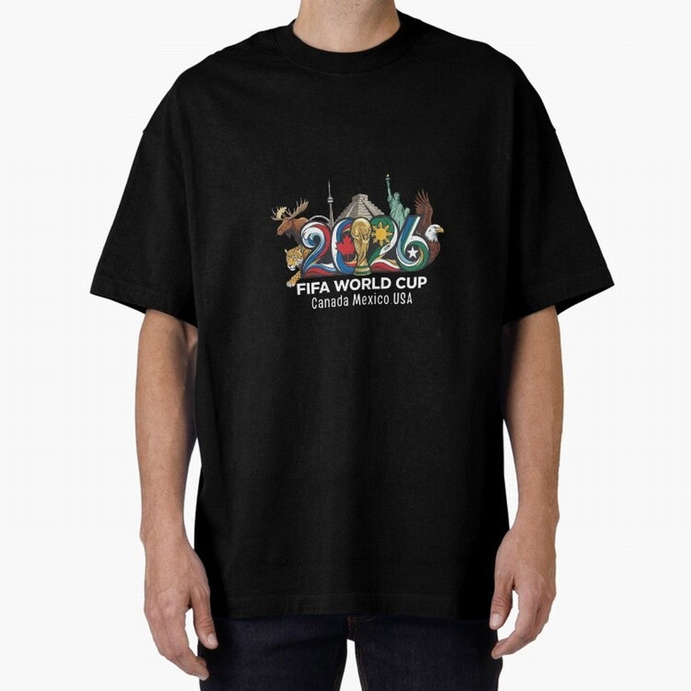 Skyline Landmarks 2026 World Cup Classic T-Shirt Honor the Football Icons of the FIFA World Cup 2026 USA Canada Mexico Journey through Messi Highlights, Brazil Pride, Stadium Chants, National Pride, Trophy Dreams and Unforgettable Football