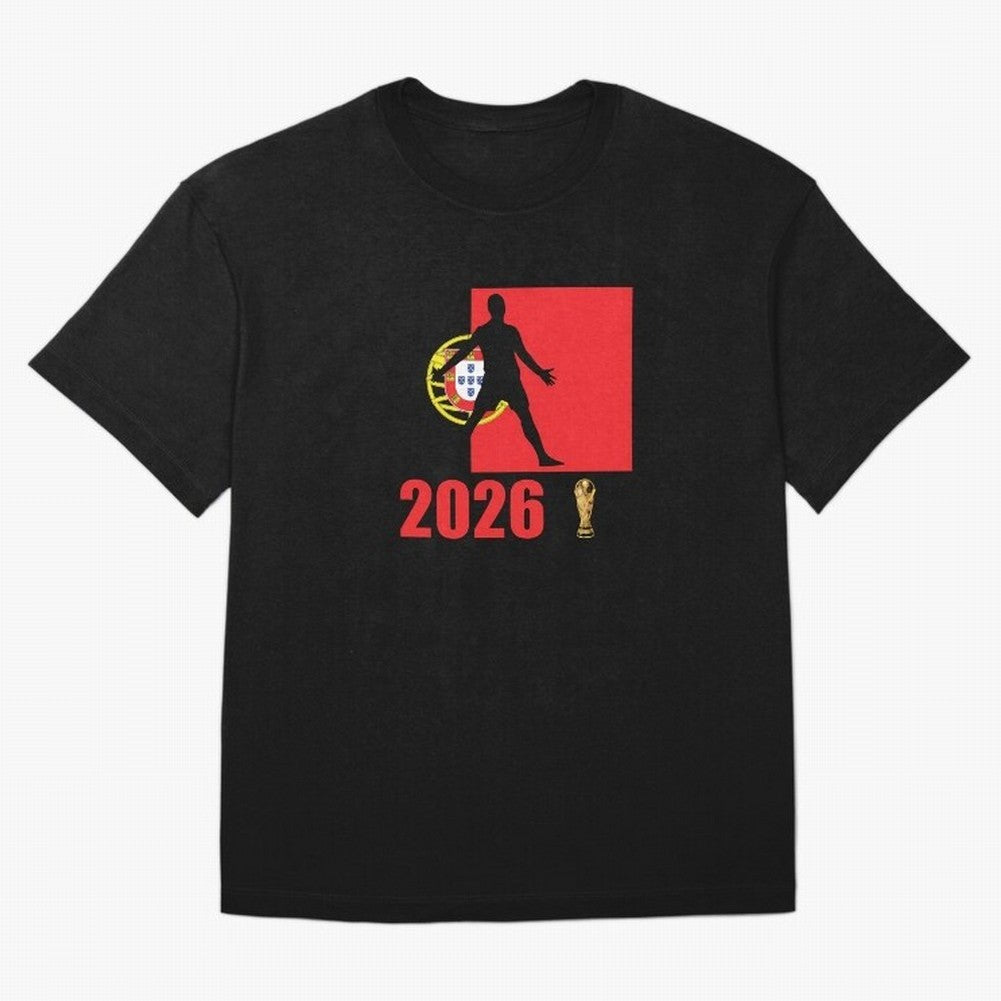 Portugal World Cup 2026 T-Shirt_84815867 Classic T-Shirt Keep the Match Day Mood of FIFA World Cup 2026 Group Stage Made for CR7 and Messi, Germany Energy, Champion Mindset, Group Stage Buzz, Knockout Tension and Passionate Fan Culture; Perfect for
