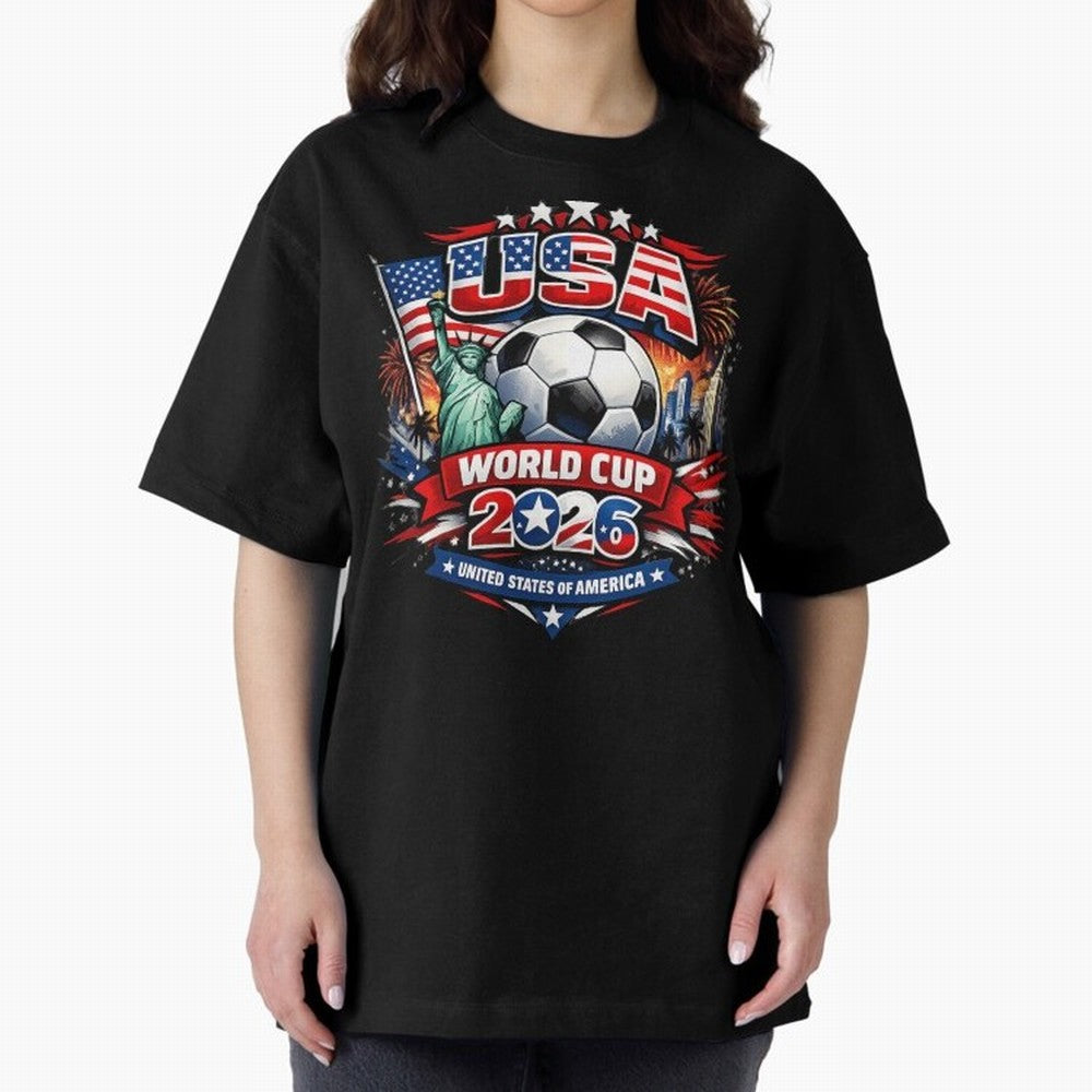 USA World Cup 2026 Soccer Graphic ¨C Patriotic Football Fan Art Classic T-Shirt Celebrate the Biggest Stage of the FIFA World Cup 2026 Journey through Mbappe and Neymar Highlights, Germany Pride, Goal Celebration Energy, Supporter Heritage,