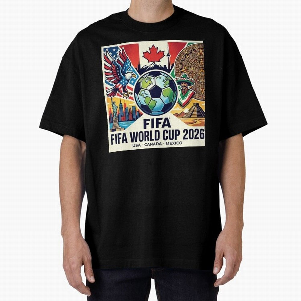 North America United Soccer 2026 Vintage Crest Classic T-Shirt Carry Match Day Hype around FIFA World Cup 2026 USA Canada Mexico, Messi, Neymar and Mbappe, Spain and Netherlands, Fan Favorite Moments, National Team Passion, Big Match Drama and