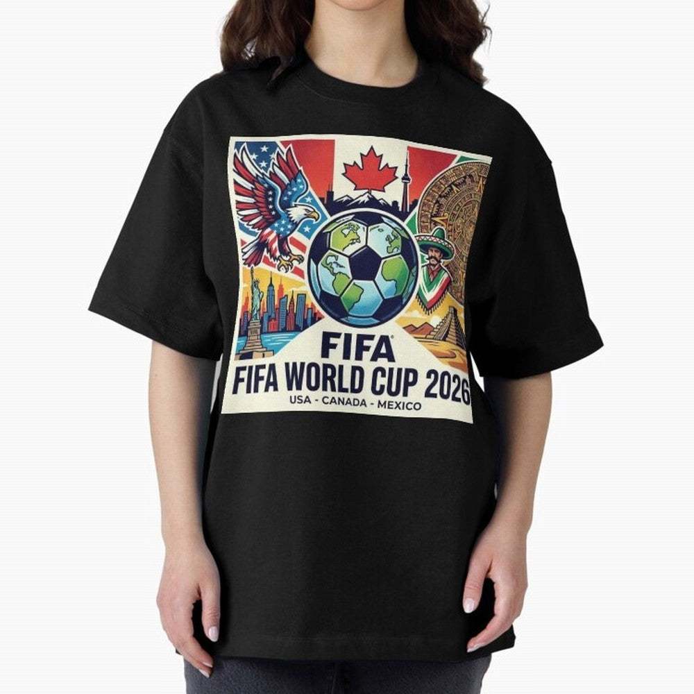 North America United Soccer 2026 Vintage Crest Classic T-Shirt Carry Match Day Hype around FIFA World Cup 2026 USA Canada Mexico, Messi, Neymar and Mbappe, Spain and Netherlands, Fan Favorite Moments, National Team Passion, Big Match Drama and