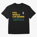World Cup26 Australia Block Letters Classic T-Shirt Represent the Passion of Match Day Hype around FIFA World Cup 2026 USA Canada Mexico, Messi and Cristiano Ronaldo, England and Germany, Stadium Chants, National Pride, Trophy Dreams and