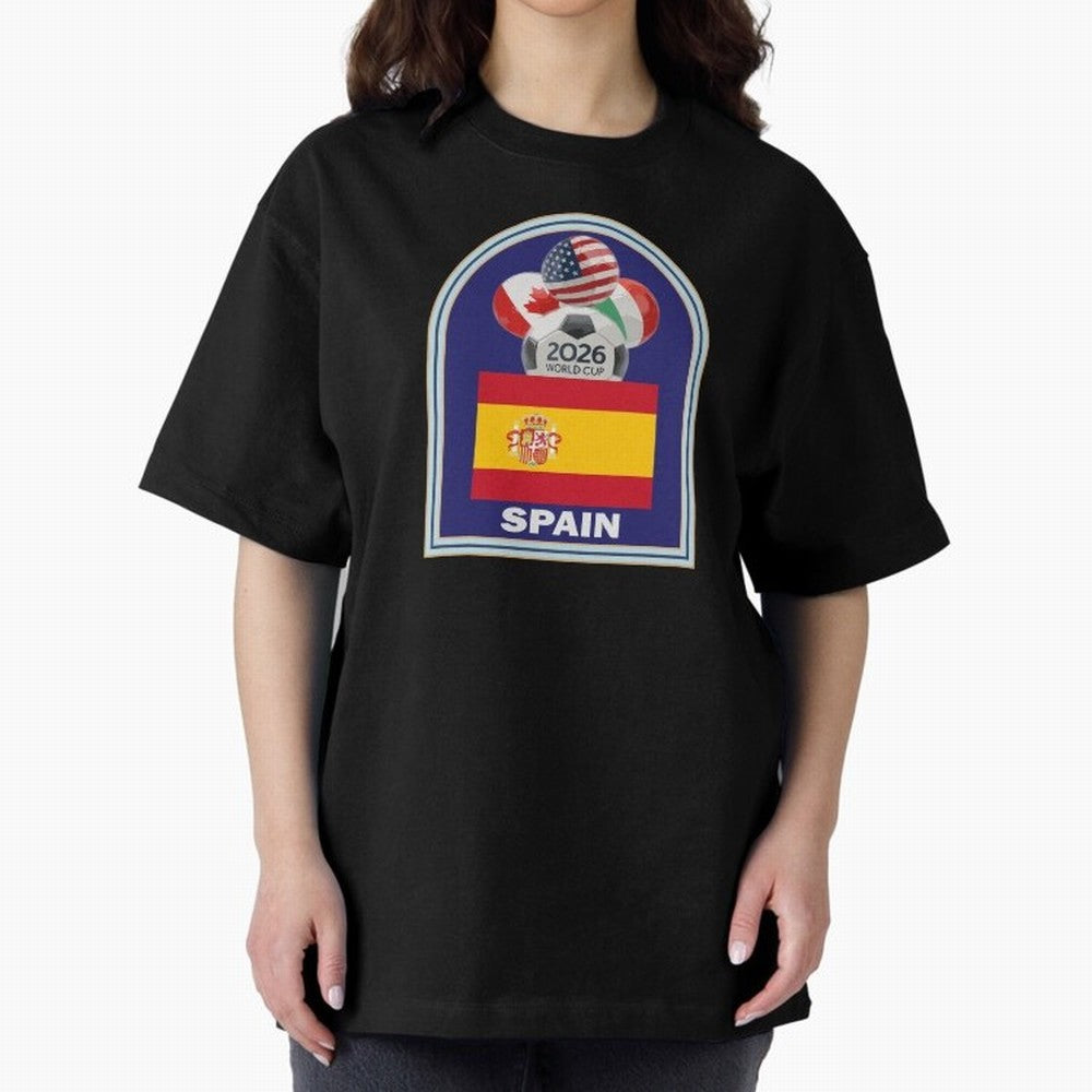 Spain 2026 Soccer T-shirt Classic T-Shirt Show Up for the Glory of Global Football Passion for FIFA World Cup 2026 Group Stage, Built around Neymar, Germany, Game Day Rituals, Football Legends, Country Pride and the Road to the Final; Great for
