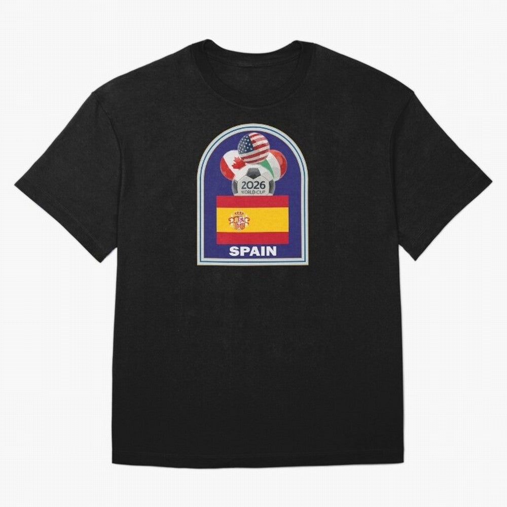 Spain 2026 Soccer T-shirt Classic T-Shirt Show Up for the Glory of Global Football Passion for FIFA World Cup 2026 Group Stage, Built around Neymar, Germany, Game Day Rituals, Football Legends, Country Pride and the Road to the Final; Great for