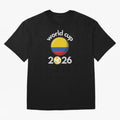 Columbia Flag World Cup 2026 Soccer Design ¨C Columbian Football Futbol Classic T-Shirt Stand Proud for FIFA World Cup 2026 USA Canada Mexico Spirit, Highlighting Argentina and Brazil, Haaland, Stadium Chants, National Pride, Trophy Dreams and