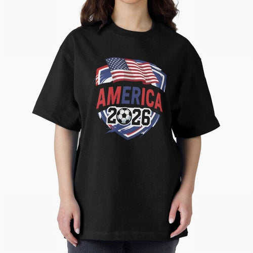 America World Cup 2026 ¨C USA Football Classic T-Shirt Bring World Football Passion into FIFA World Cup 2026 Highlighting Neymar, Haaland and Cristiano Ronaldo, Brazil Energy, Retro Football Energy, Iconic Rivalries, Trophy Chase Drama and Stadium