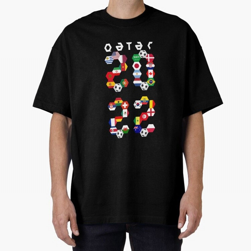 QATAR 2022 WORLD CUP SOCCER TOURNAMENT Classic T-Shirt Make Your Look Match FIFA World Cup 2026 USA Canada Mexico Spirit, Inspired by France and Portugal, Neymar, Haaland and Cristiano Ronaldo, Supporter Pride, Iconic Celebrations, Legendary Names
