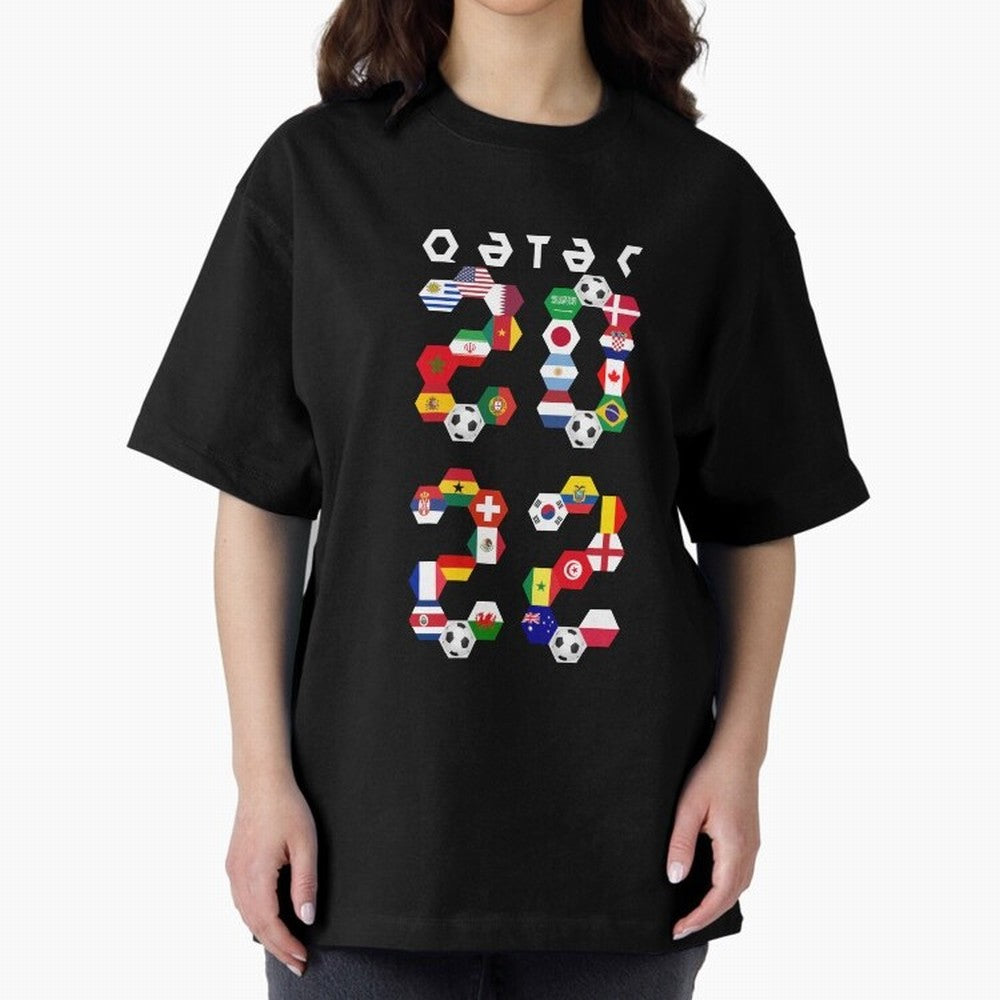 QATAR 2022 WORLD CUP SOCCER TOURNAMENT Classic T-Shirt Make Your Look Match FIFA World Cup 2026 USA Canada Mexico Spirit, Inspired by France and Portugal, Neymar, Haaland and Cristiano Ronaldo, Supporter Pride, Iconic Celebrations, Legendary Names