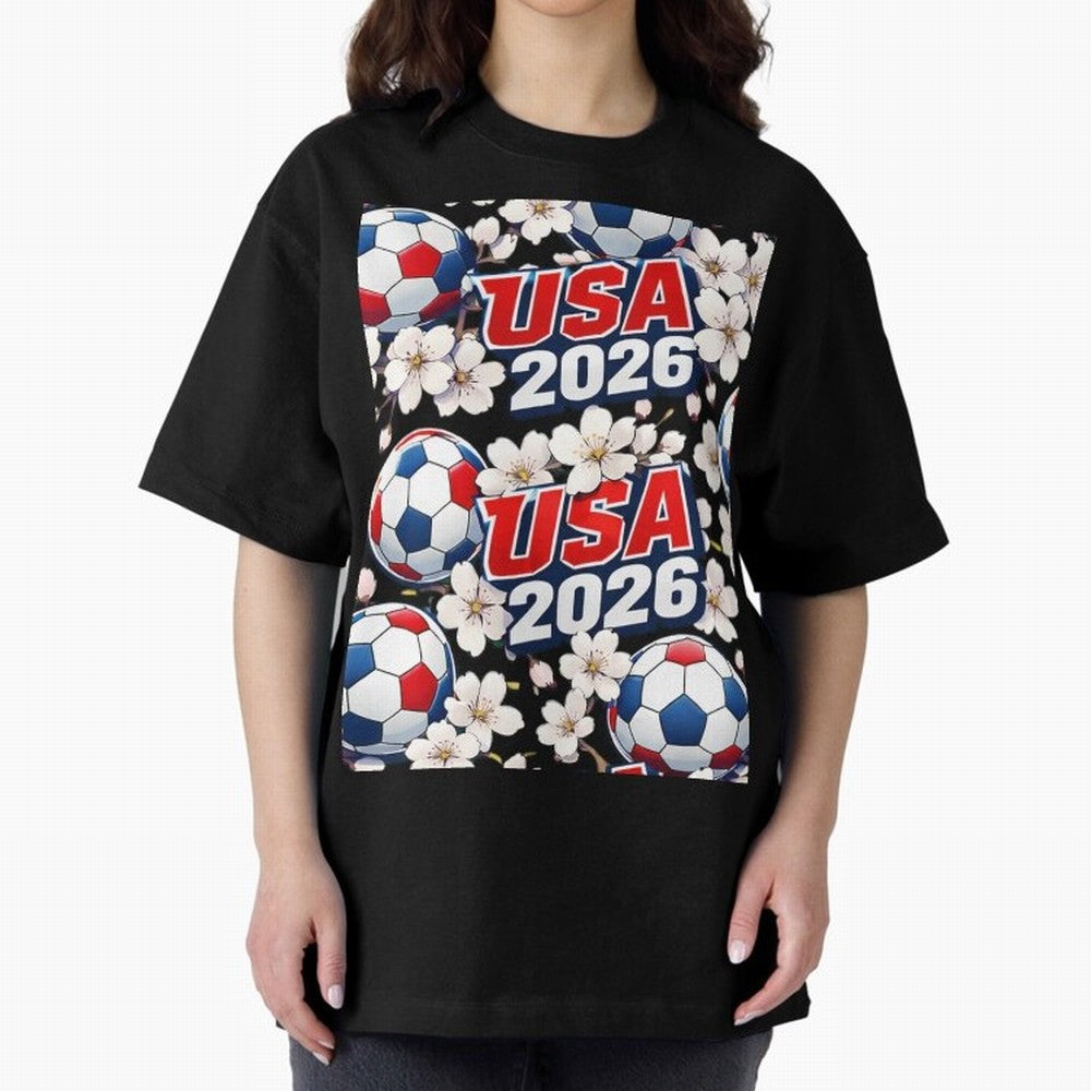 USA 2026 Soccer World Cup Pattern - Artistic Picasso Style Football Classic T-Shirt Celebrate Unforgettable Nights in the FIFA World Cup 2026 Group Stage Journey through Mbappe and Neymar Highlights, Argentina, France and Brazil Pride, Classic
