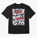 USA 2026 Soccer World Cup Pattern - Artistic Picasso Style Football Classic T-Shirt Celebrate Unforgettable Nights in the FIFA World Cup 2026 Group Stage Journey through Mbappe and Neymar Highlights, Argentina, France and Brazil Pride, Classic