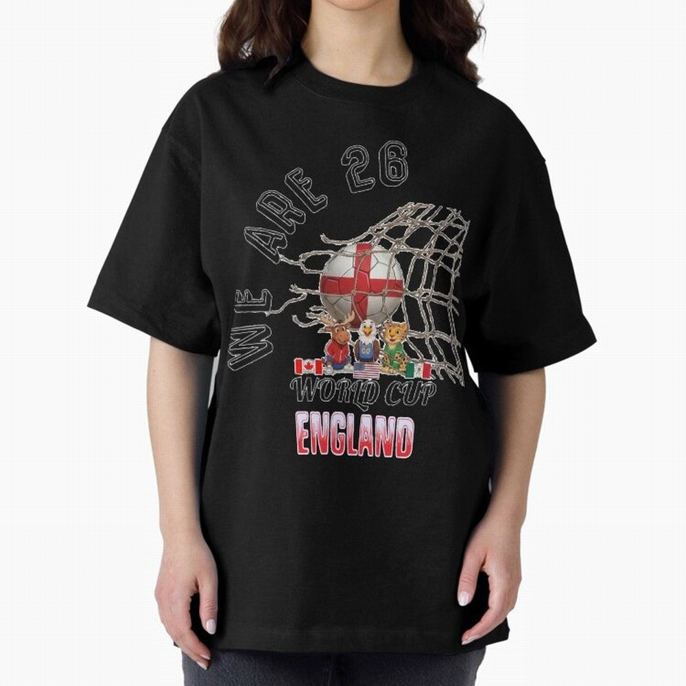 World cup 26 - England Classic T-Shirt Stand with FIFA World Cup 2026 Group Stage Made for CR7, Brazil, Portugal and Argentina Energy, Football Passion, Legendary Performances, Festival Vibes and Supporter Community; Great for Supporters Who Love
