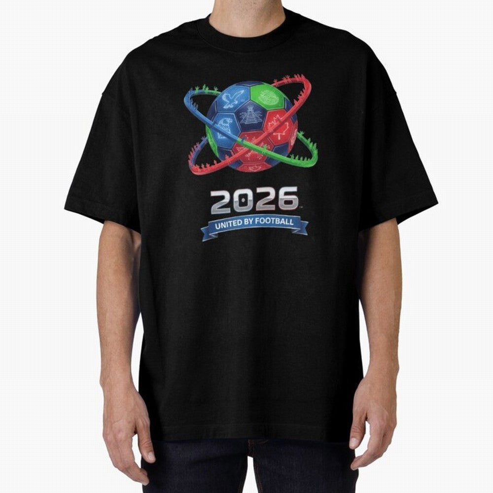 United by Football 2026 Global Connectivity Logo Classic T-Shirt Discover Global Football Passion for FIFA World Cup 2026, Inspired by Mbappe, Portugal, Classic Soccer Heritage, Championship Pressure, Fan Loyalty and International Pride; Made for