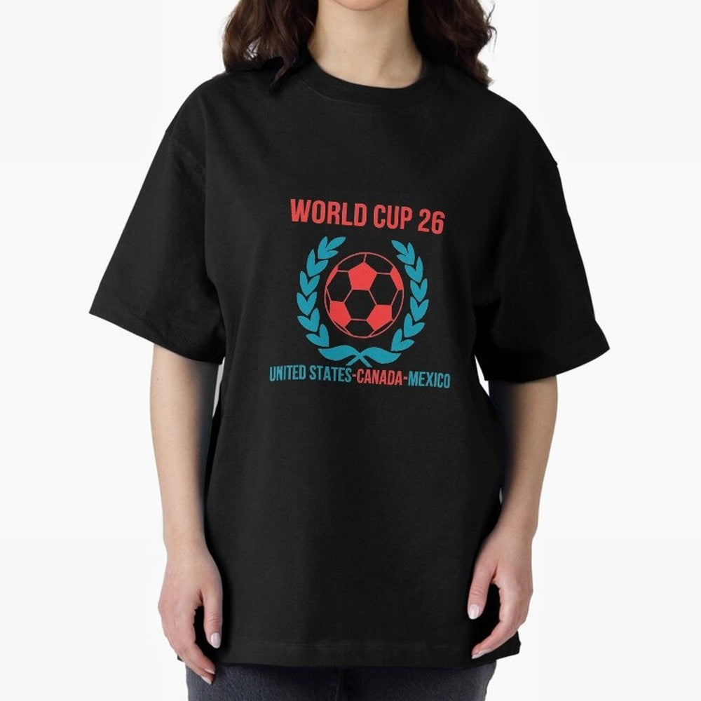 World Cup 2026 United States Canada Mexico Soccer Logo Classic T-Shirt Follow the Road to Global Football Passion for FIFA World Cup 2026, with Cristiano Ronaldo, Haaland and CR7, England, France and Netherlands, Game Day Rituals, Football Legends,