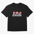 Glitched United 2026 Cup - North America Emblem Part 2 T-Shirt_82924673 Classic T-Shirt Bring Legendary Rivalry Energy to the FIFA World Cup 2026 Group Stage Journey through Haaland Highlights, Argentina, France and Brazil Pride, Football History,