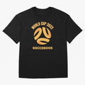 Socceroos World Cup 2022 Australia Classic T-Shirt Carry FIFA World Cup 2026 Group Stage for Fans of Mbappe and Neymar and Argentina and Brazil, Bringing Worldwide Fan Energy, Dramatic Goals, Stadium Lights and Championship Celebrations; Perfect