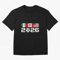 Glitched United 2026 Cup North America Emblem Part Classic T-Shirt Join the Global Buzz around FIFA World Cup 2026 Group Stage Made for Messi and Cristiano Ronaldo, Brazil Energy, Stadium Chants, National Pride, Trophy Dreams and Unforgettable
