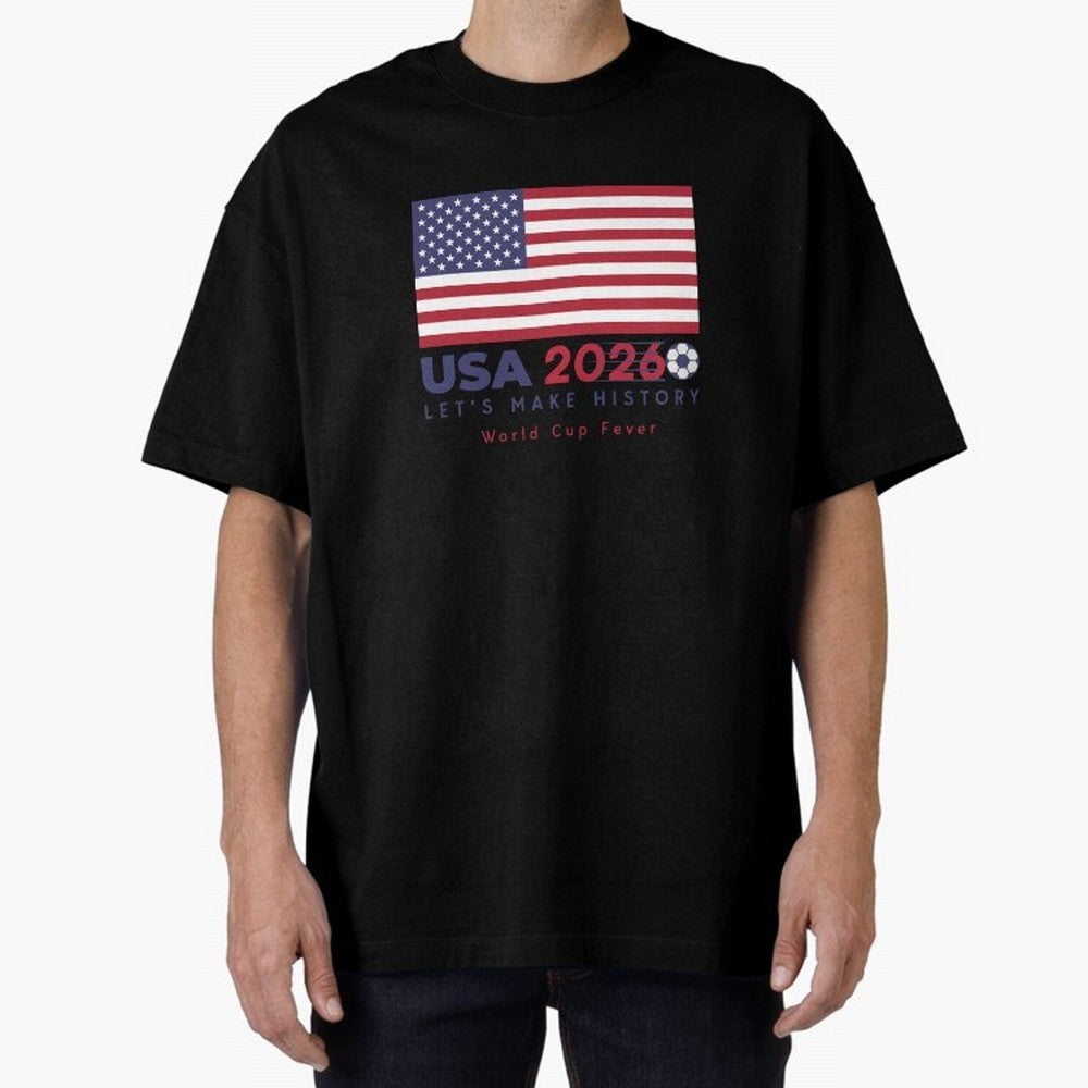 USA 2026 World Cup Americas football. Classic T-Shirt Enjoy the Biggest Football Party of FIFA World Cup 2026 USA Canada Mexico Spirit, Driven by Argentina, France and Brazil, CR7 and Messi, Worldwide Fan Energy, Dramatic Goals, Stadium Lights and