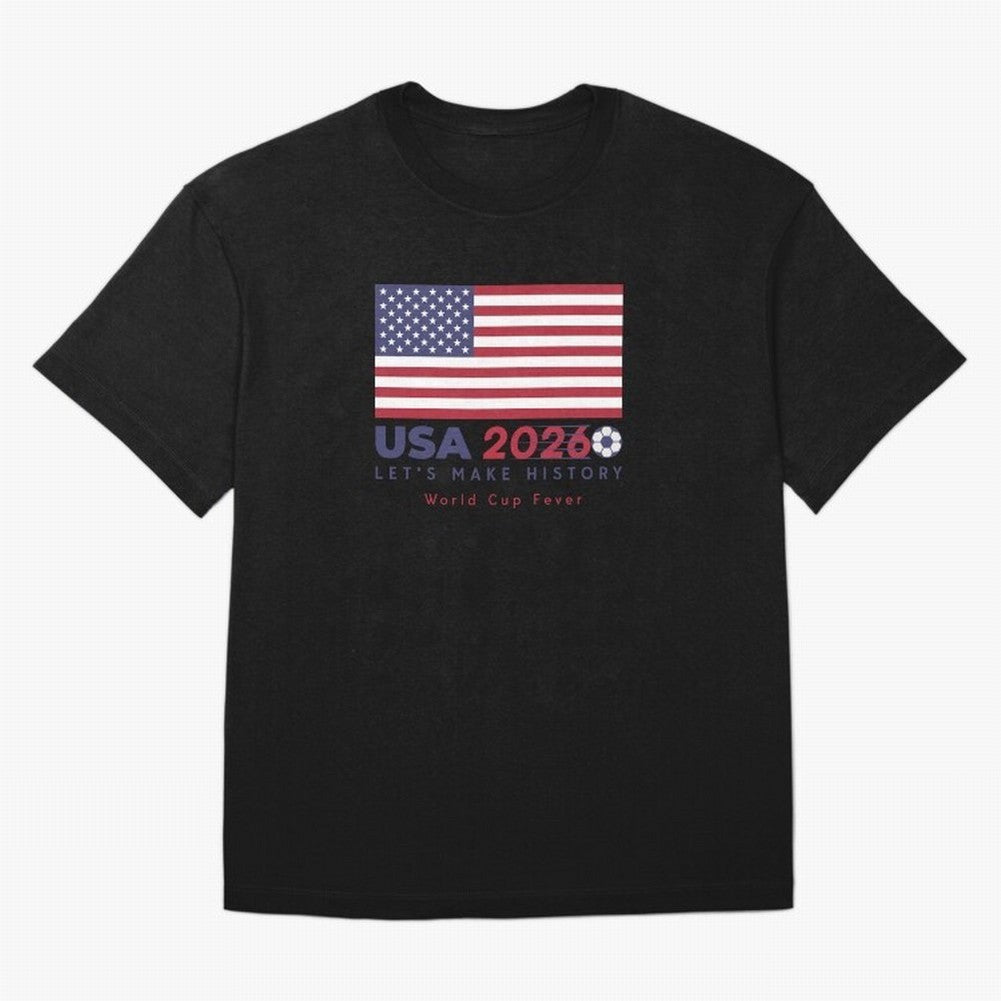 USA 2026 World Cup Americas football. Classic T-Shirt Enjoy the Biggest Football Party of FIFA World Cup 2026 USA Canada Mexico Spirit, Driven by Argentina, France and Brazil, CR7 and Messi, Worldwide Fan Energy, Dramatic Goals, Stadium Lights and